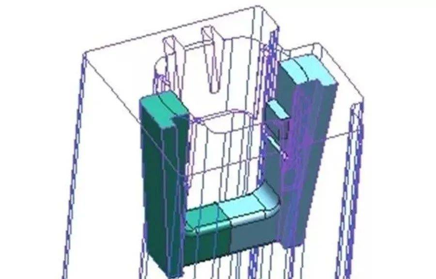 1588126913370986.jpg 经典模具:一托四延迟抽芯模具结构设计