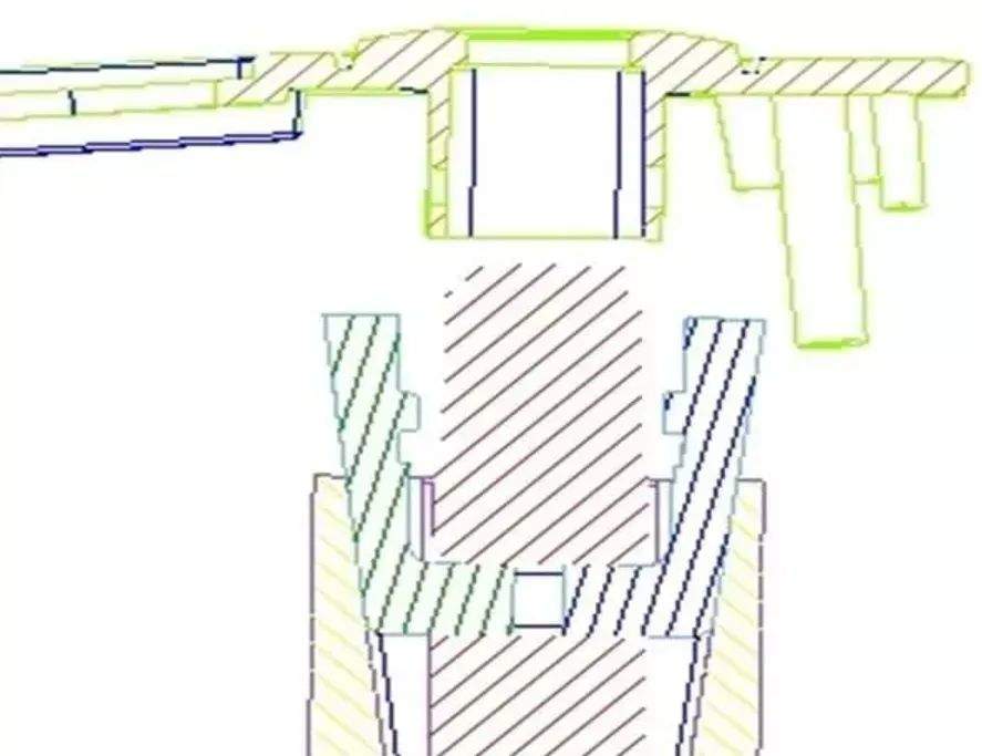 1588127219746991.jpg 经典模具:一托四延迟抽芯模具结构设计