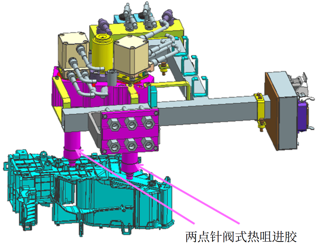 模具经典之作：汽车空调壳体模具结构剖析