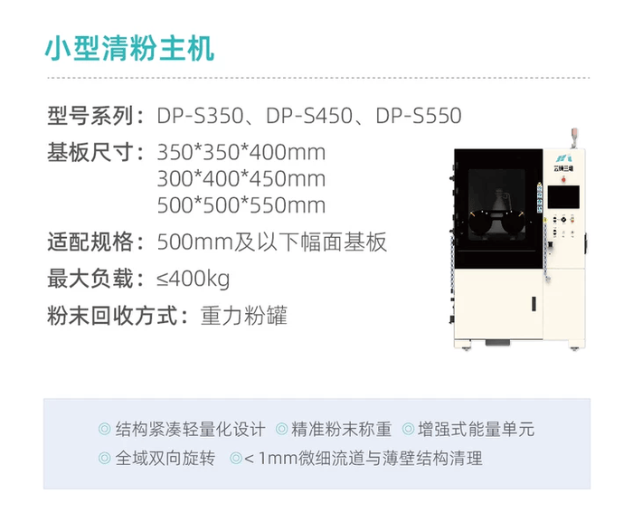 攻克3D打印内腔残粉难题:云铸三维智能金属粉末清理系统正式发布