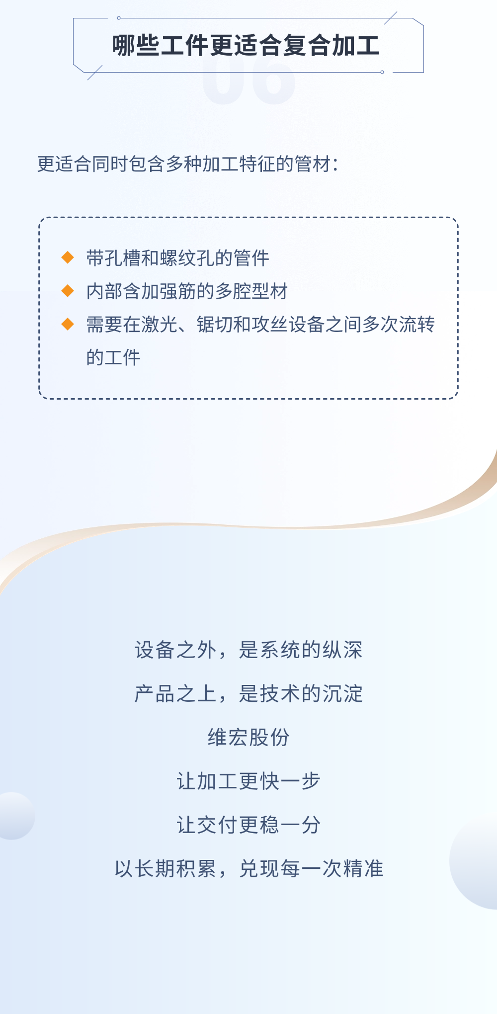 维宏激光管切复合加工系统:一次上料,完成激光切割、锯切与攻丝